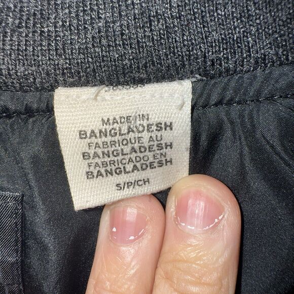 Levi's Men's Lined Thermore Full Zip Bomber Flight Jacket Black Sz Small - Picture 6 of 10